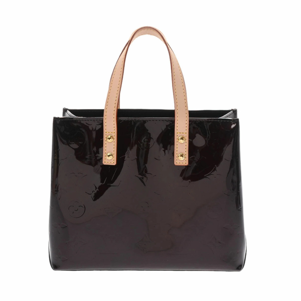 LOUIS VUITTON Vernis Lead Amarante Purple Monogram Handbag